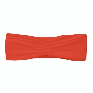 Women's Ava Bandeau Top In Orange Sheen
