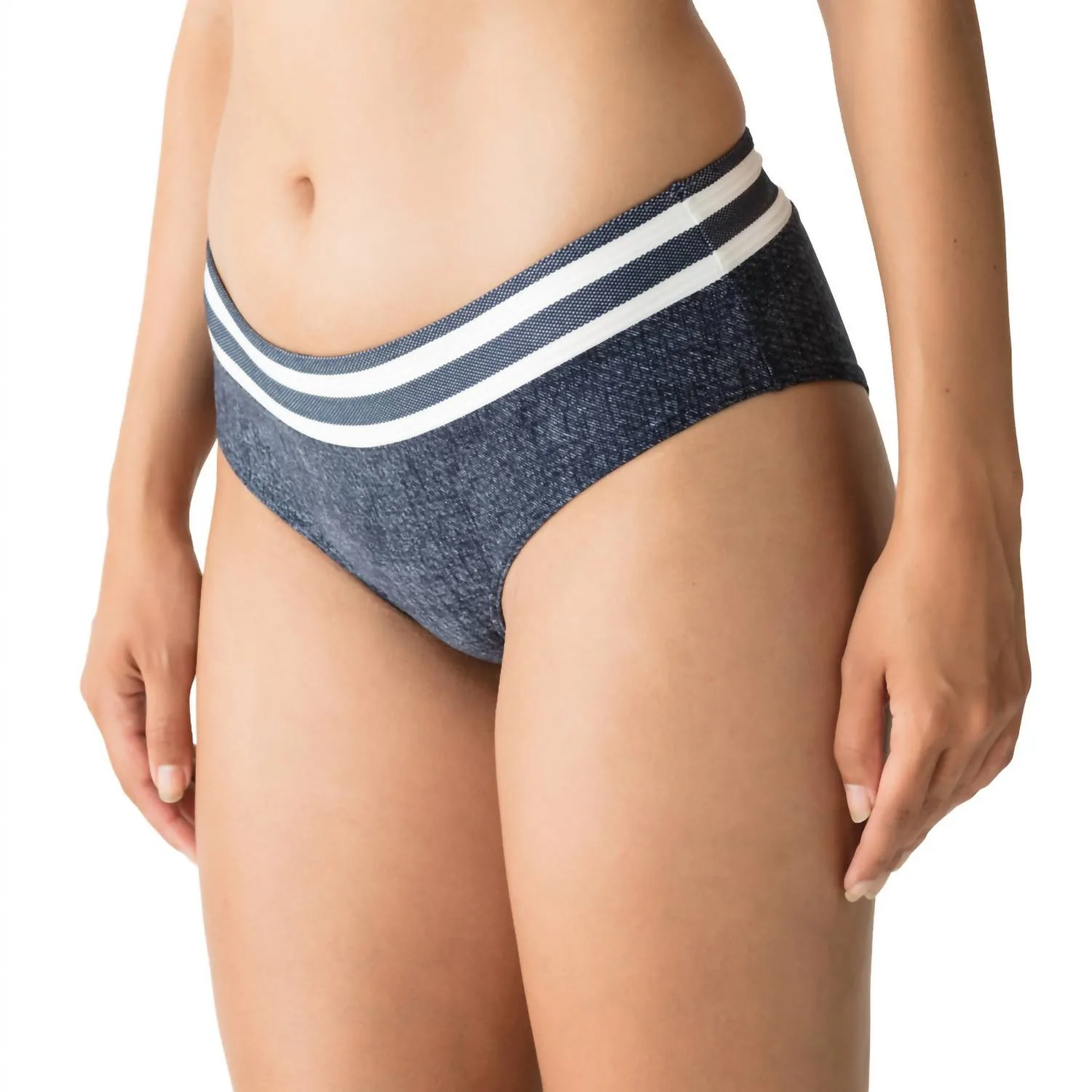 Women's California Bikini Briefs Boxer In Blue Legend