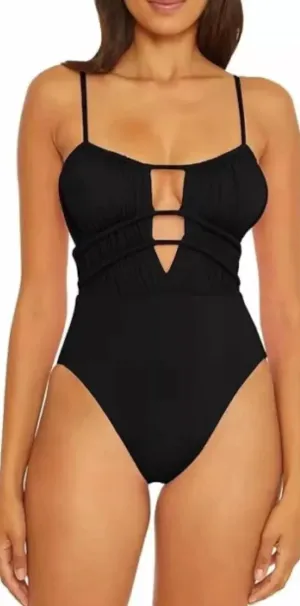Women's Color Code Santorini One- Piece Swimsuit In Black