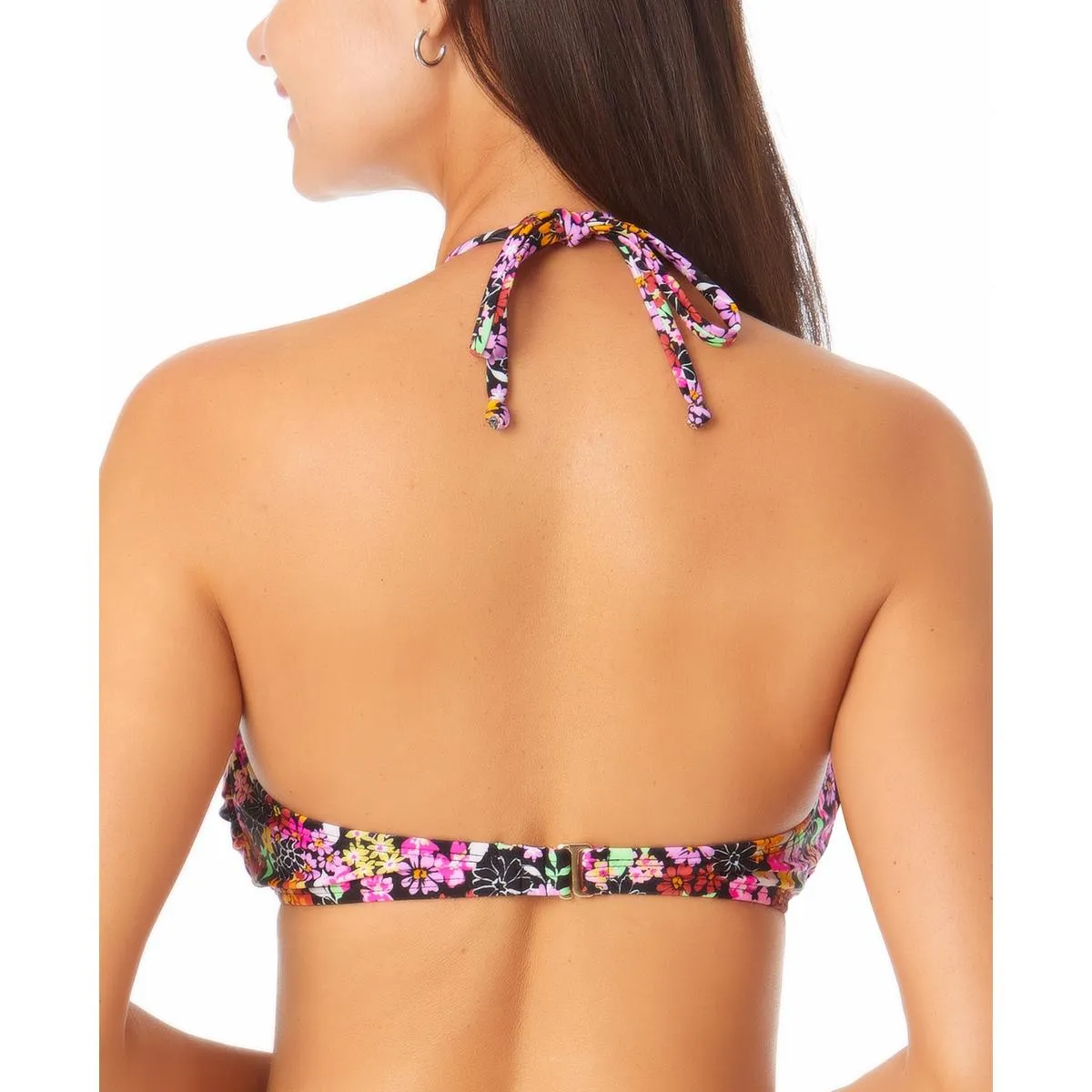Womens Floral Removable Padding Bikini Swim top