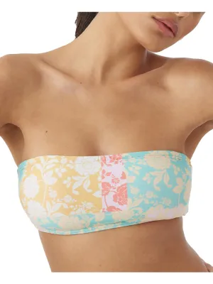 Womens Floral Removable Straps Bikini Swim top