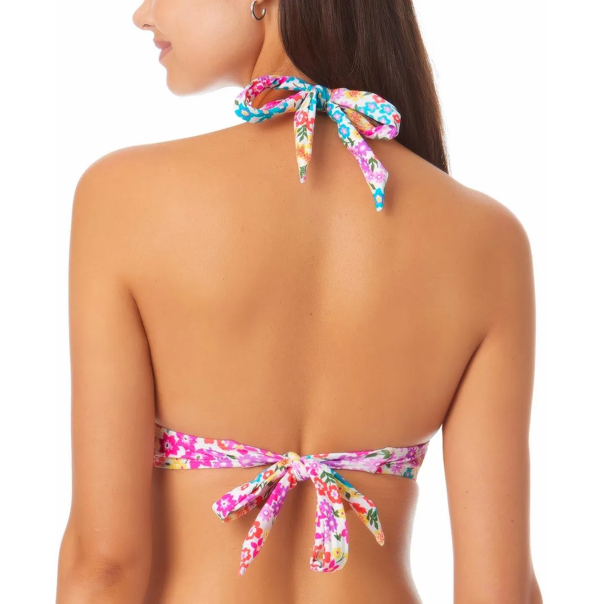 Womens Floral Underwire Bikini Swim top