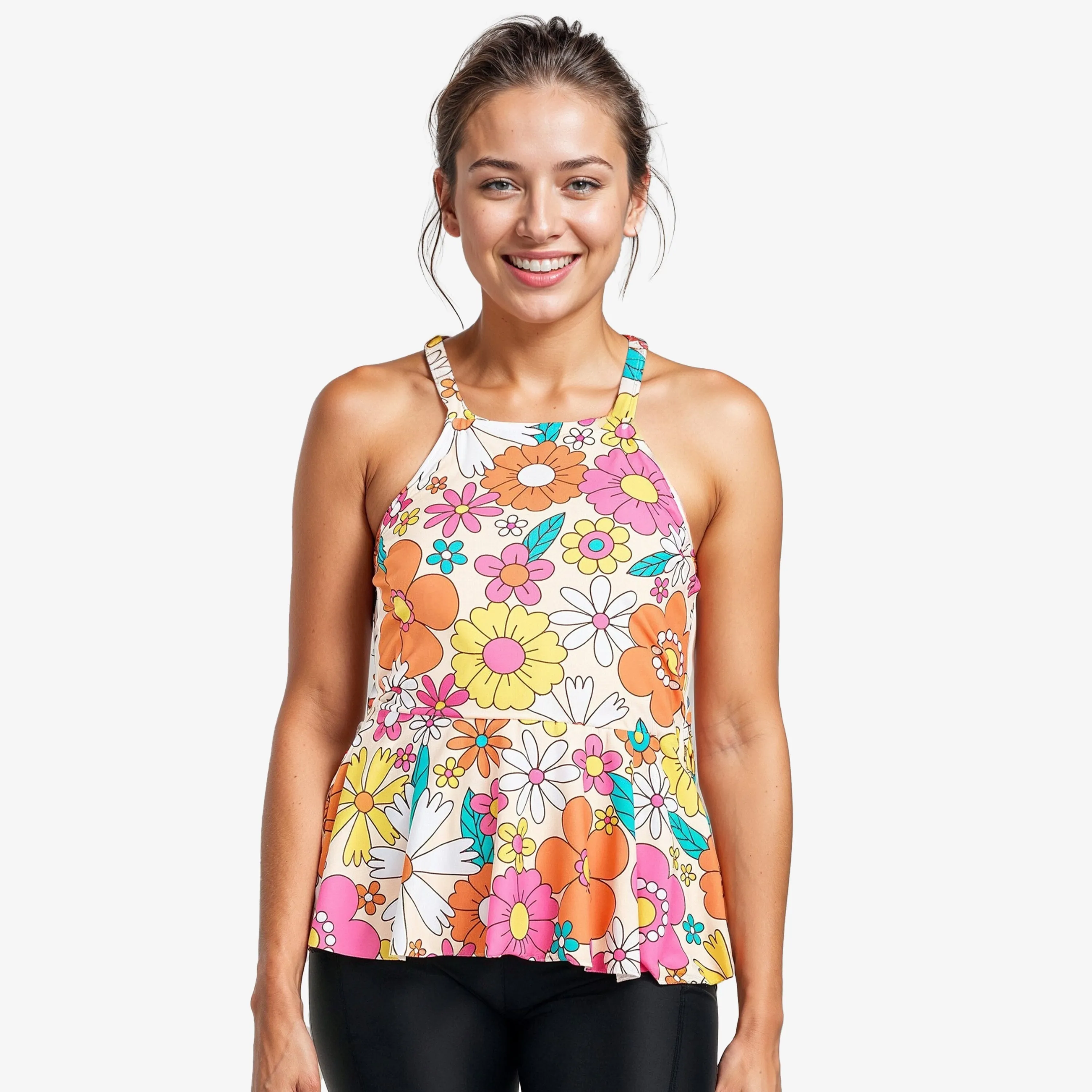 Women's Peplum Tankini Scarlett Swim Top