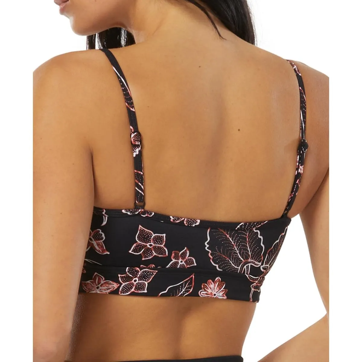 Womens Printed Banded Bikini Swim top