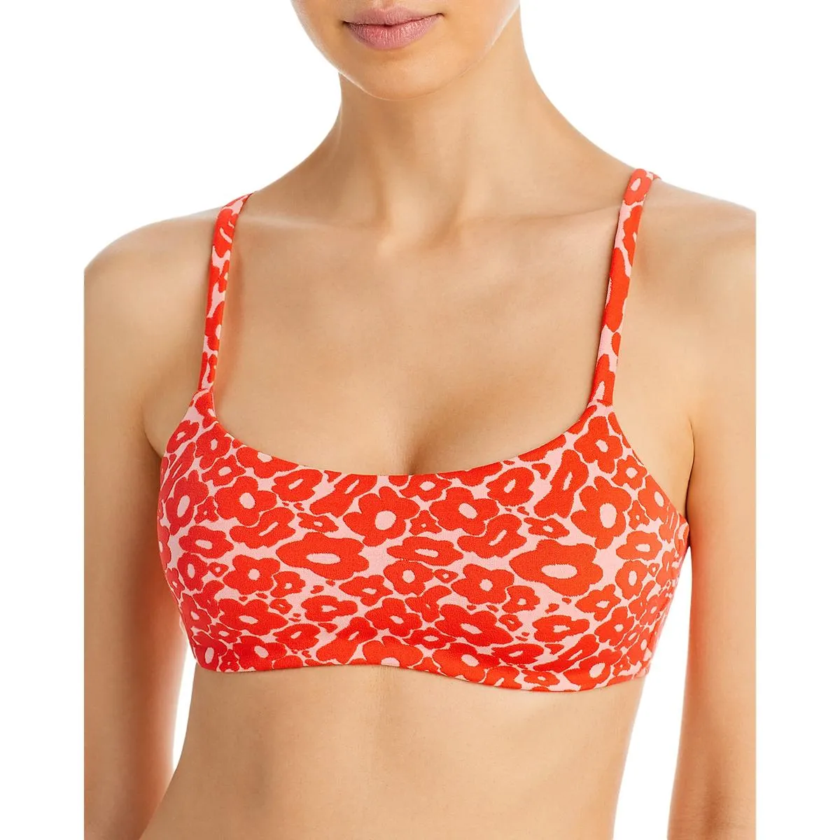 Womens Printed Bikini Swim top