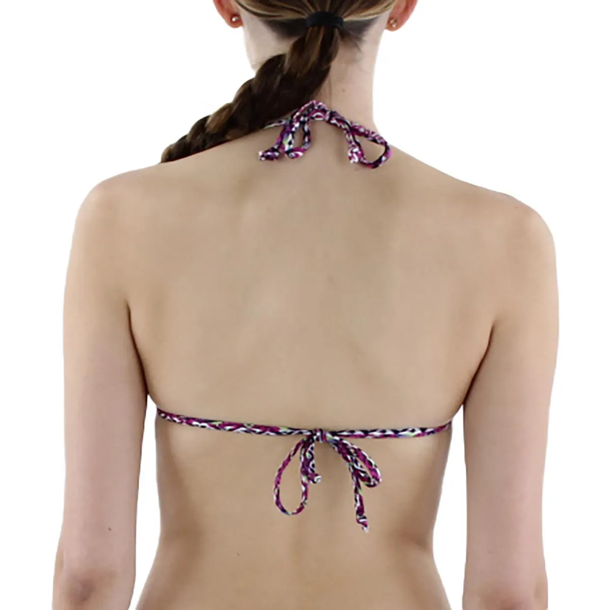 Womens Printed Nylon Bikini Swim top