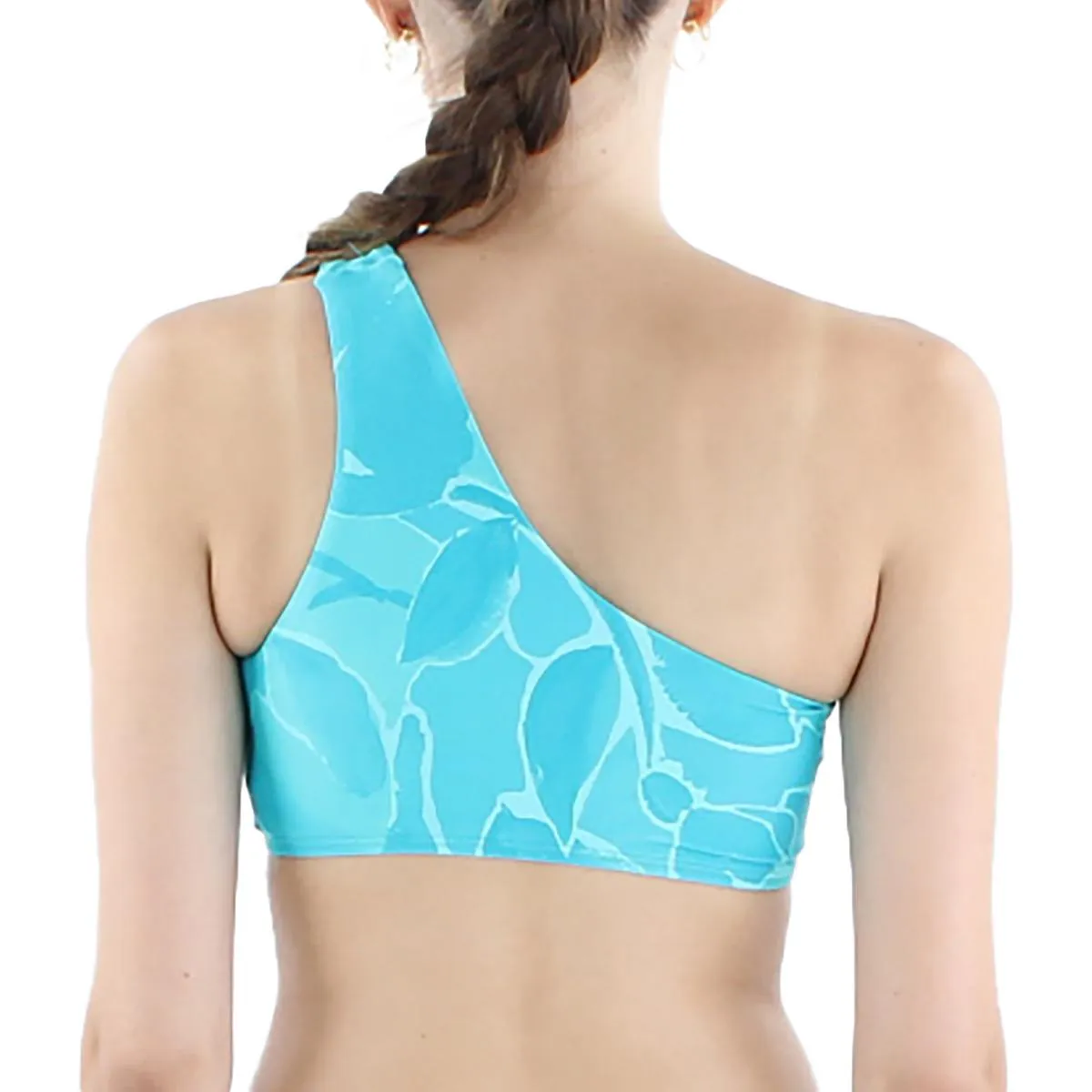 Womens Printed Nylon Bikini Swim top