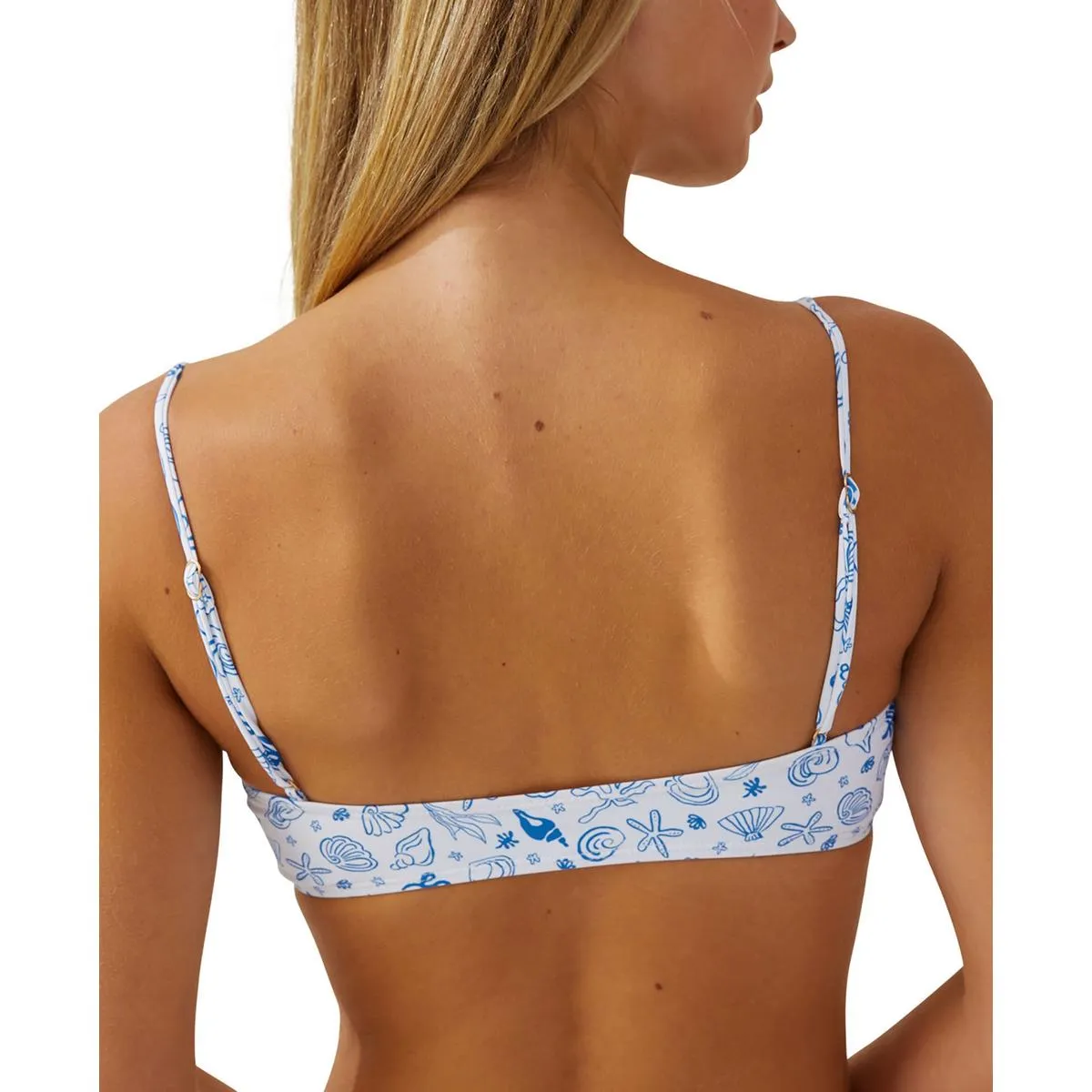 Womens Printed Removable Padding Bikini Swim top