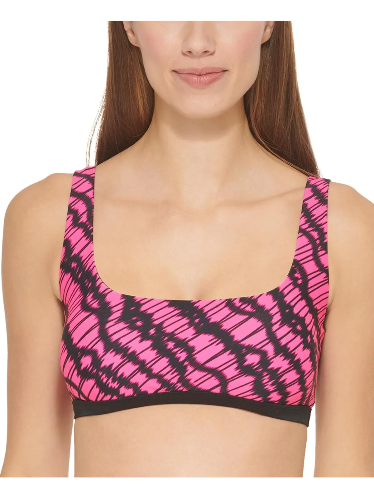 Womens Printed Removable Padding Bikini Swim top