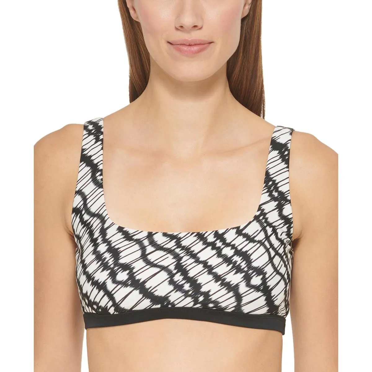 Womens Printed Removable Padding Bikini Swim top