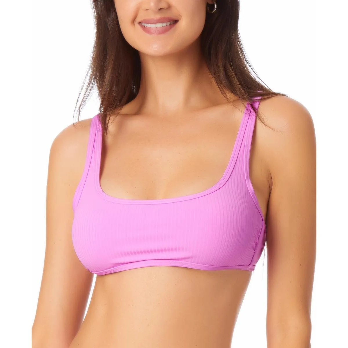 Womens Ribbed Adjustable Bikini Swim top