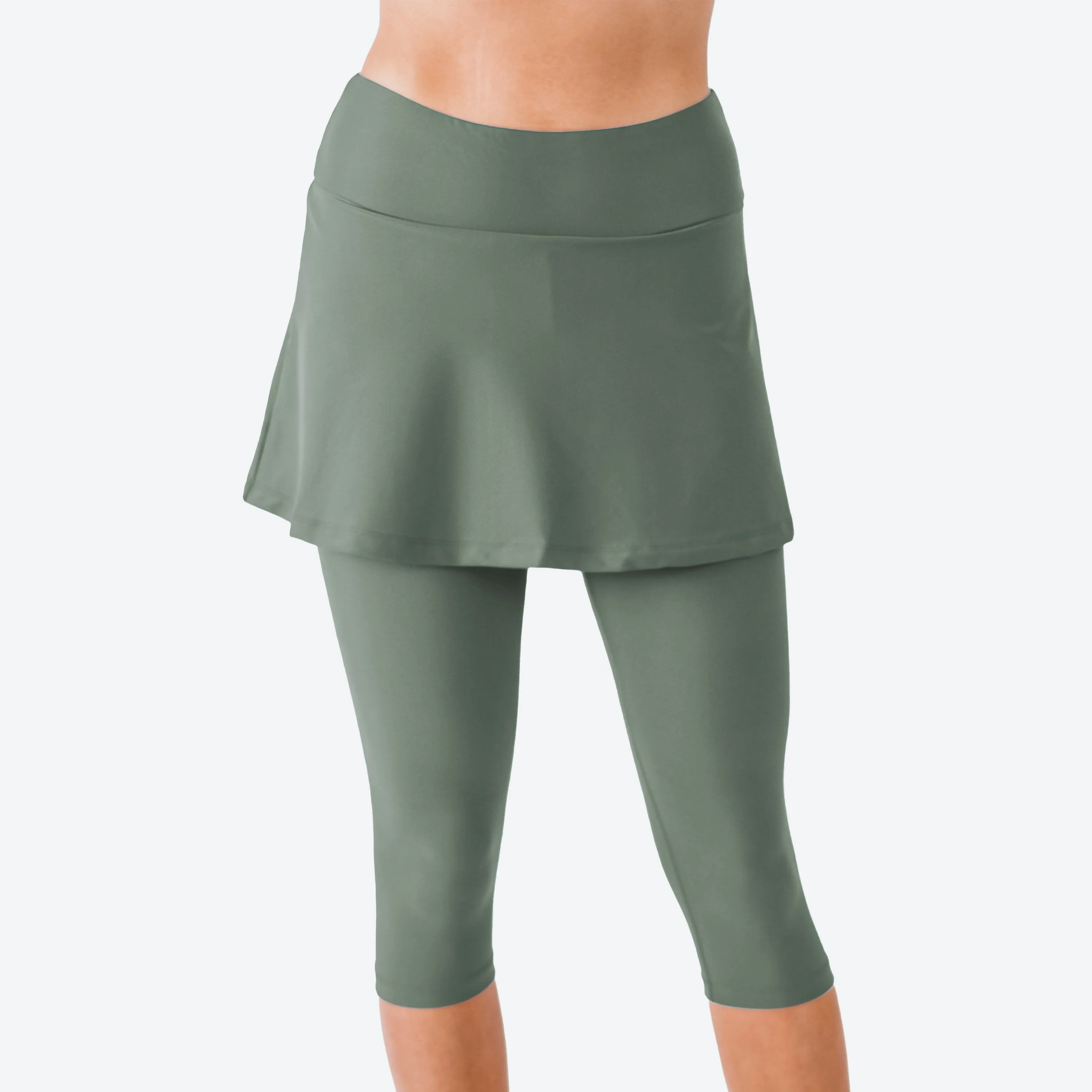Women's Skirted Swim Capris