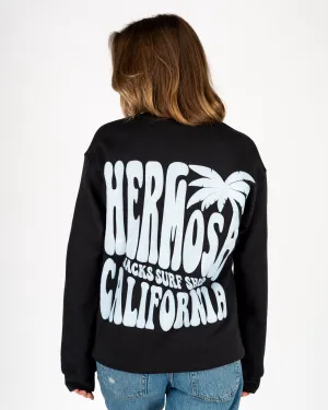 Women's Sway Hermosa Crewneck Sweatshirt - Black