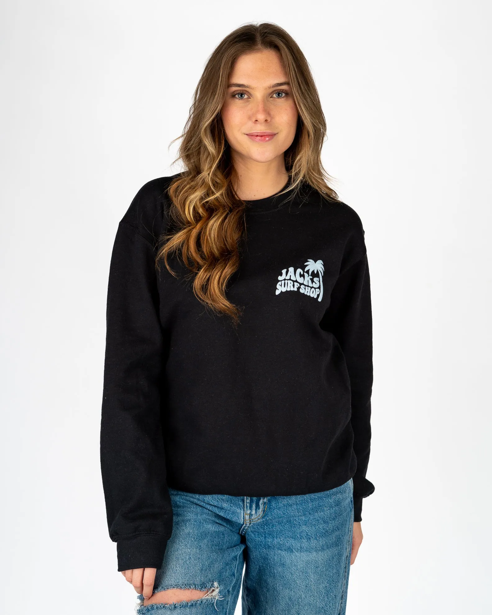 Women's Sway Hermosa Crewneck Sweatshirt - Black