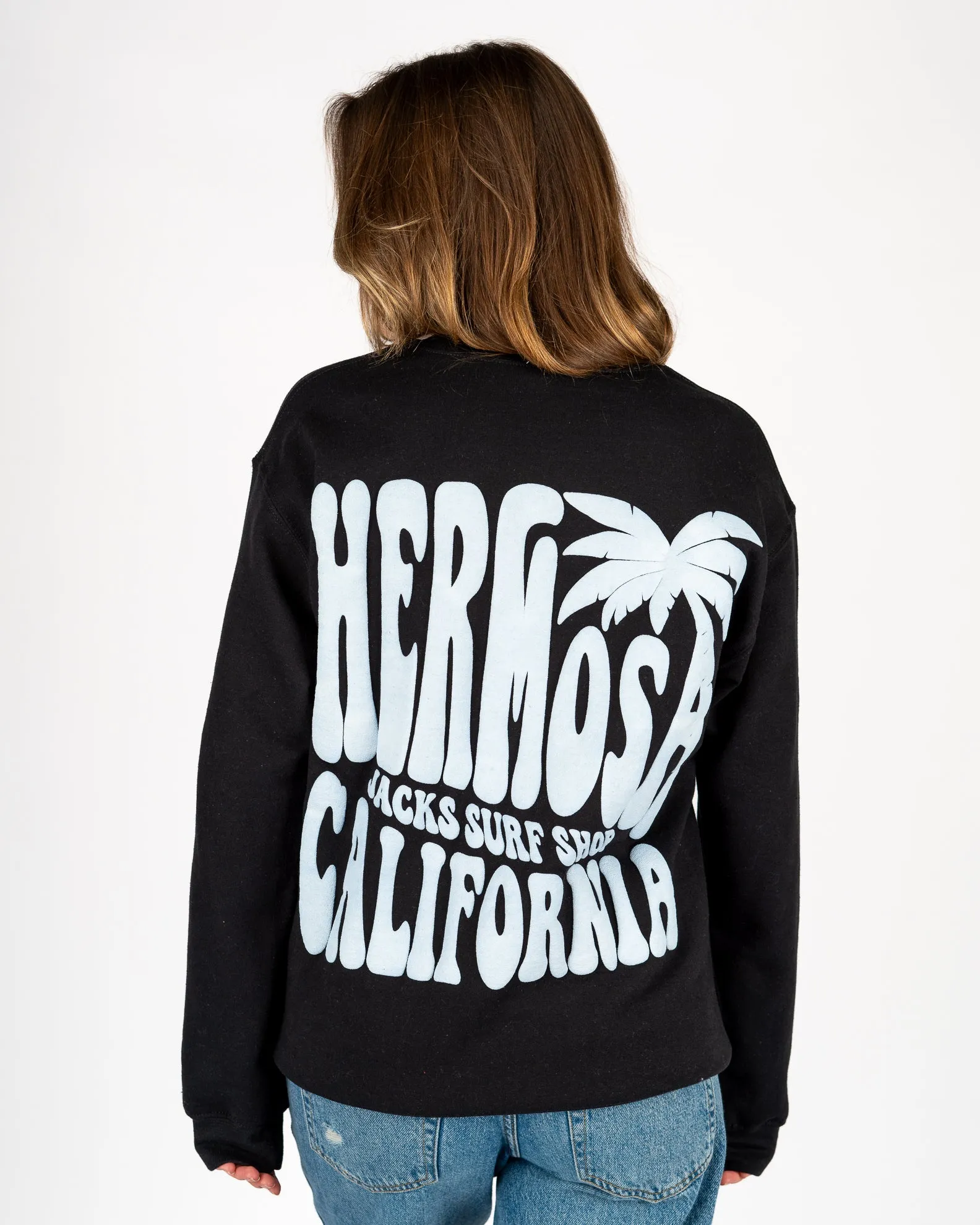 Women's Sway Hermosa Crewneck Sweatshirt - Black
