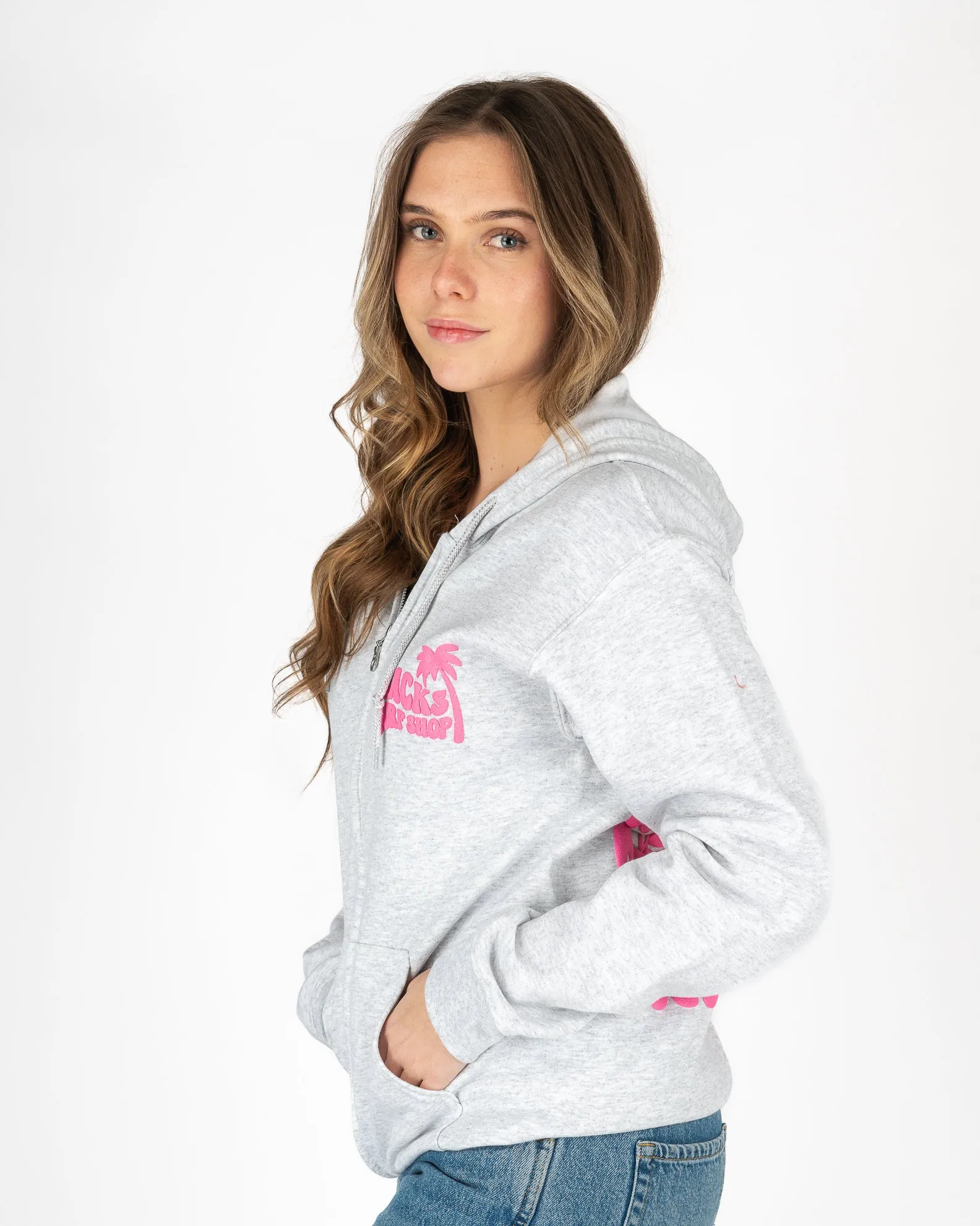 Women's Sway Hermosa Zip-Up Hoodie - Ash Grey
