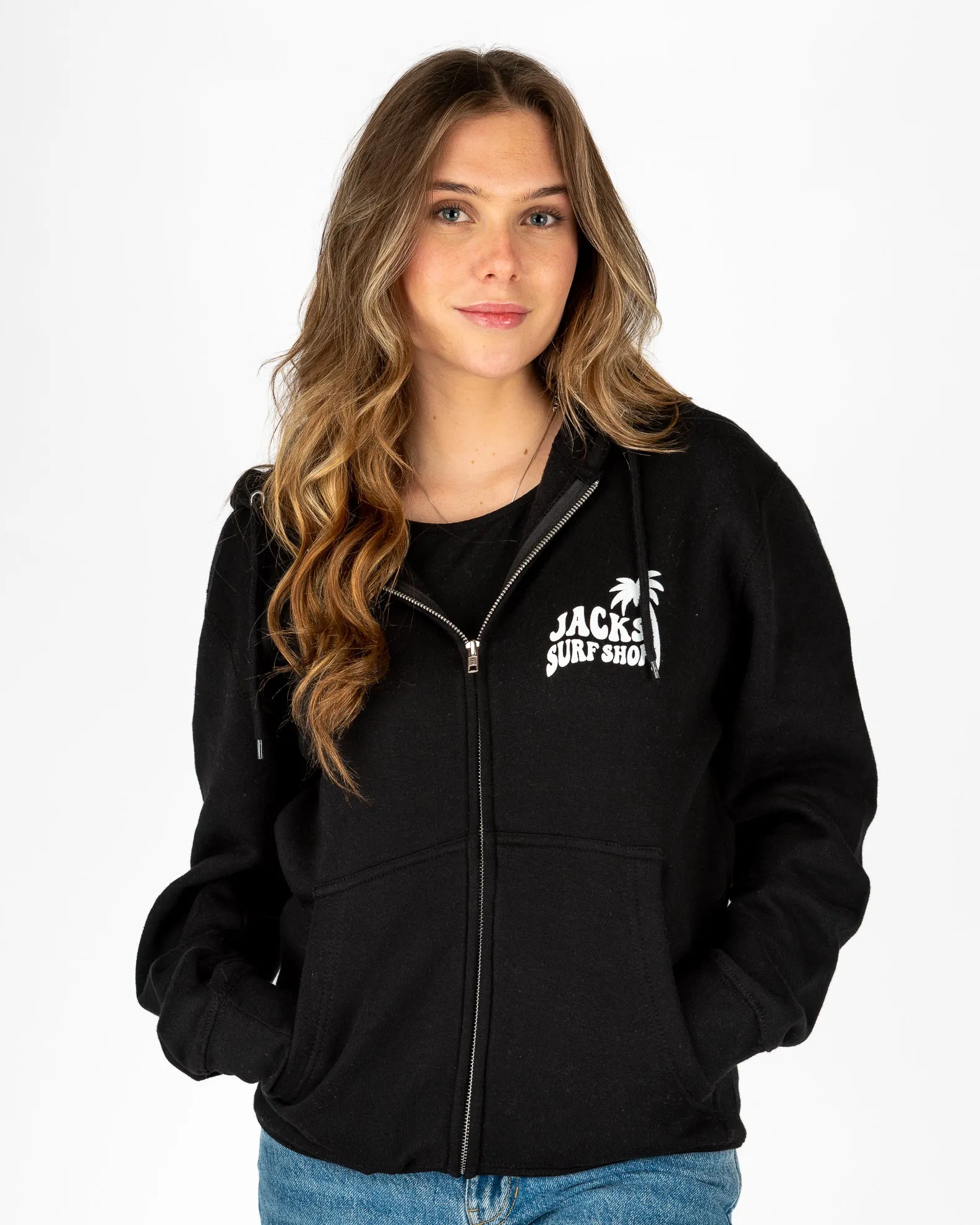 Women's Sway NB Zip-Up Hoodie - Black