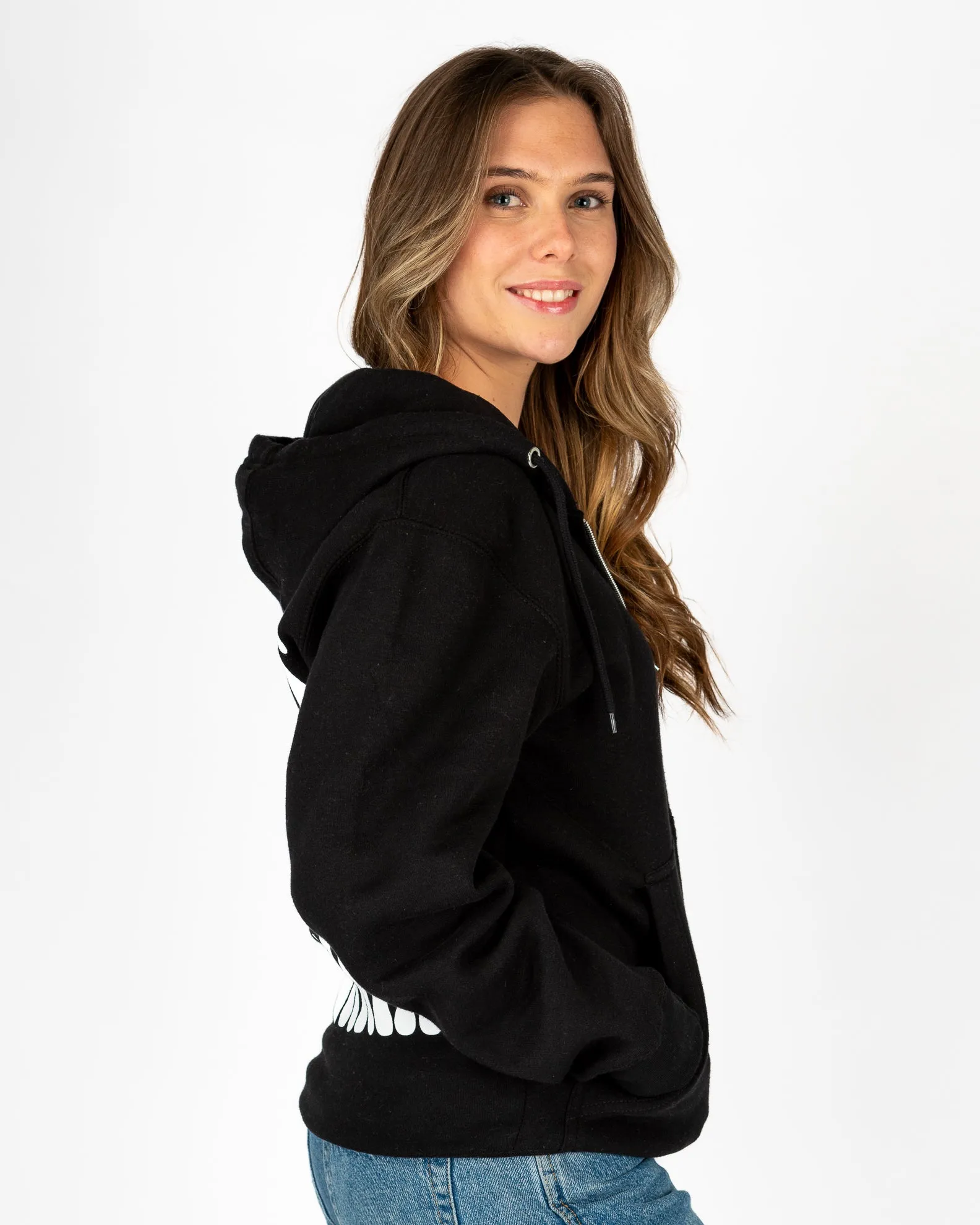 Women's Sway NB Zip-Up Hoodie - Black