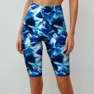 Women's Tummy Control Long Bike Swim Shorts