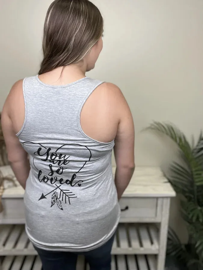 You Are So Loved Women's Graphic Tank Top