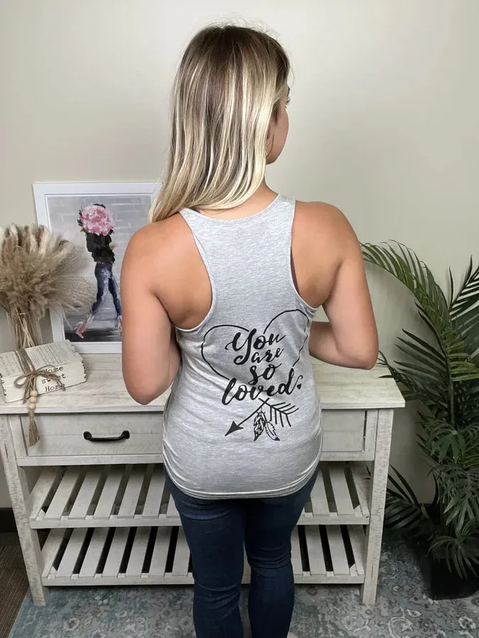 You Are So Loved Women's Graphic Tank Top