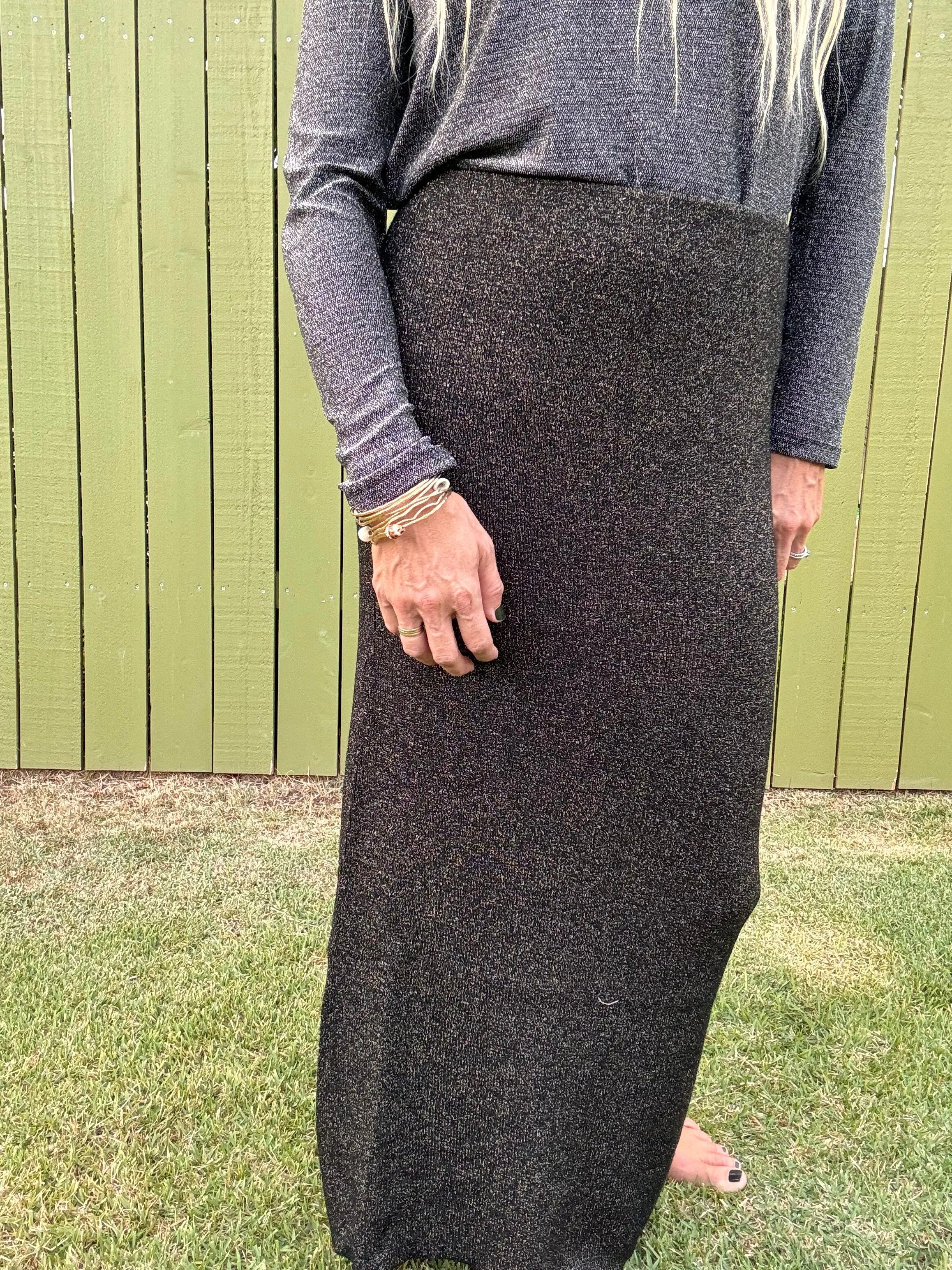 ZSUPPLY Goldie Midi Skirt - Black